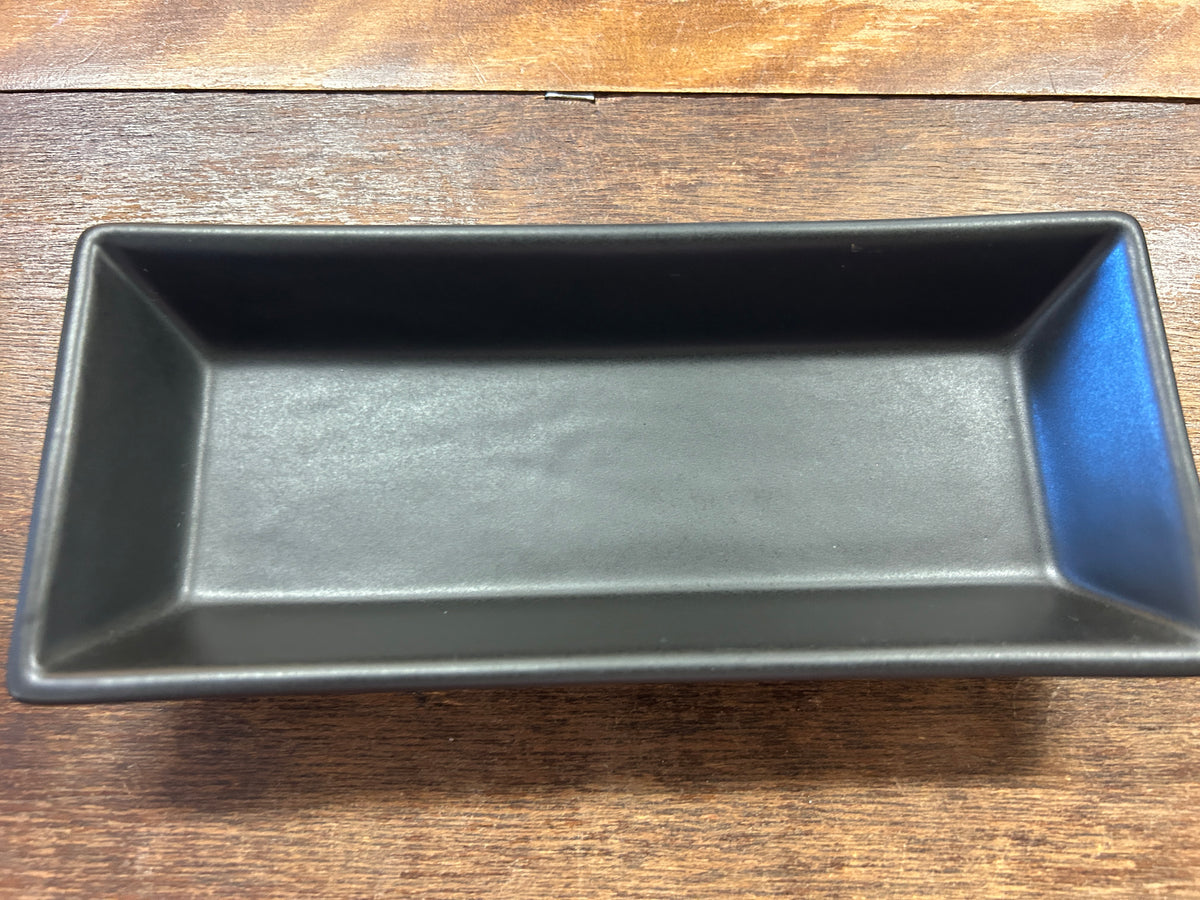 Home Black Rectangle Bowl, 8"