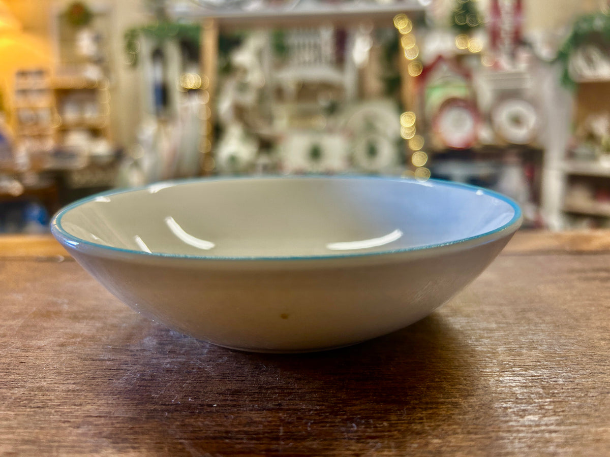 Blue & White Marcrest Swiss Alpine Chalet Bowl, 5 1/4"