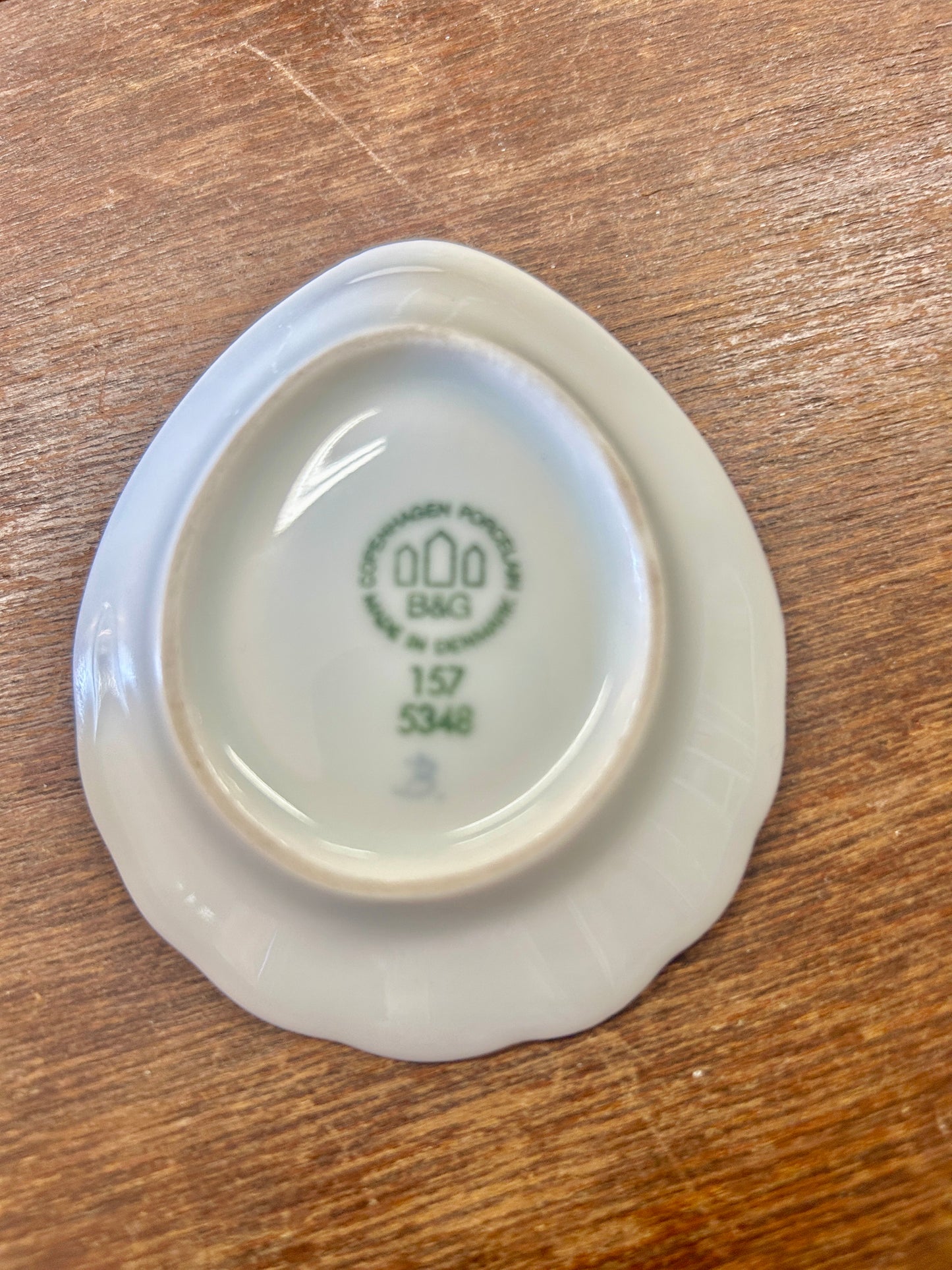 Blue Bing & Grondahl Lily of the Valley Dish Denmark, 3 1/2"