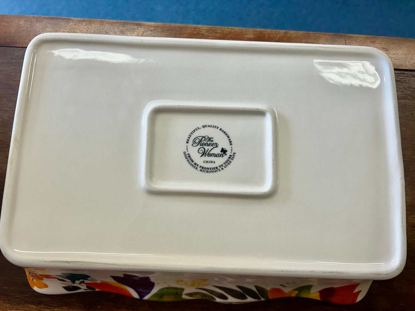 Multicolor Pioneer Woman Timeless Floral Rectangle Baker, 12"
