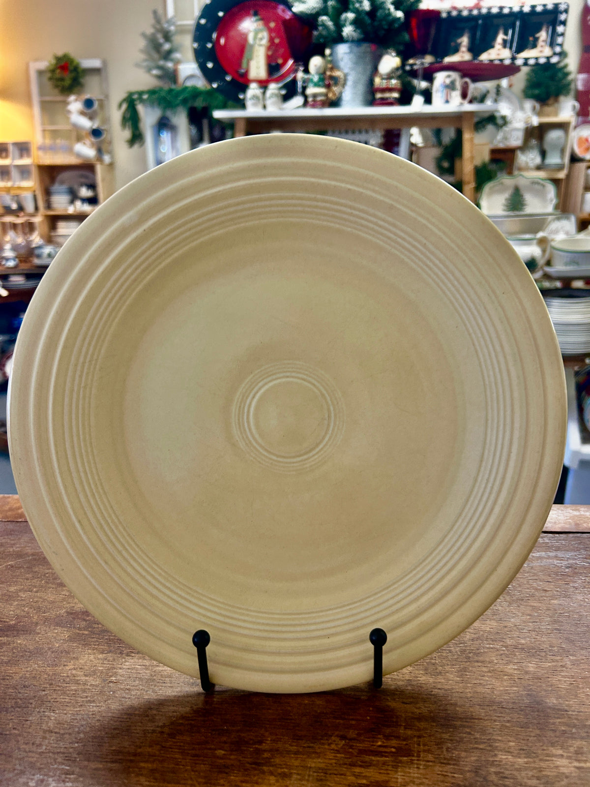 Fiestaware Pale Yellow Dinner Plate, 10 1/4"