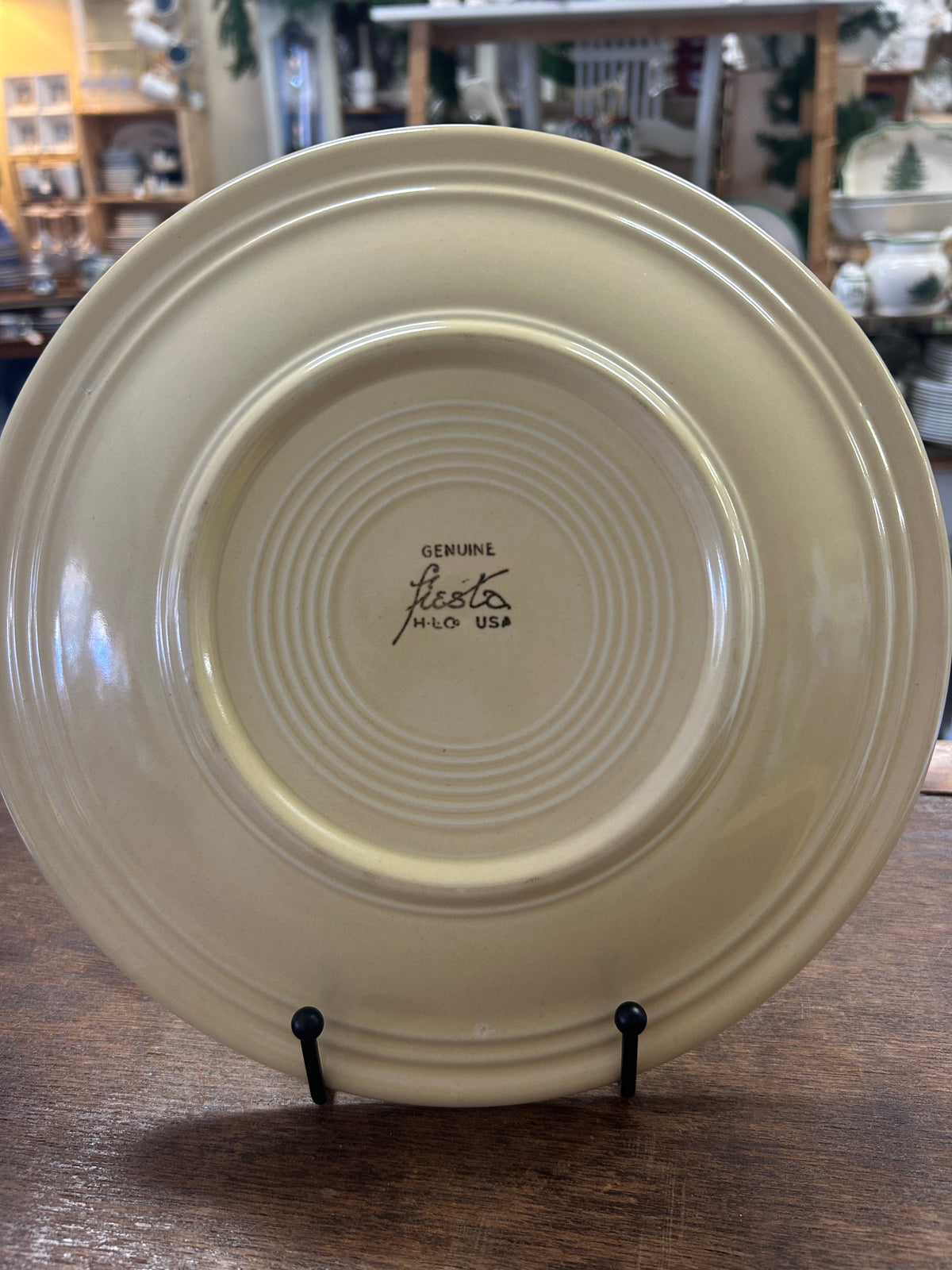 Fiestaware Pale Yellow Dinner Plate, 10 1/4"