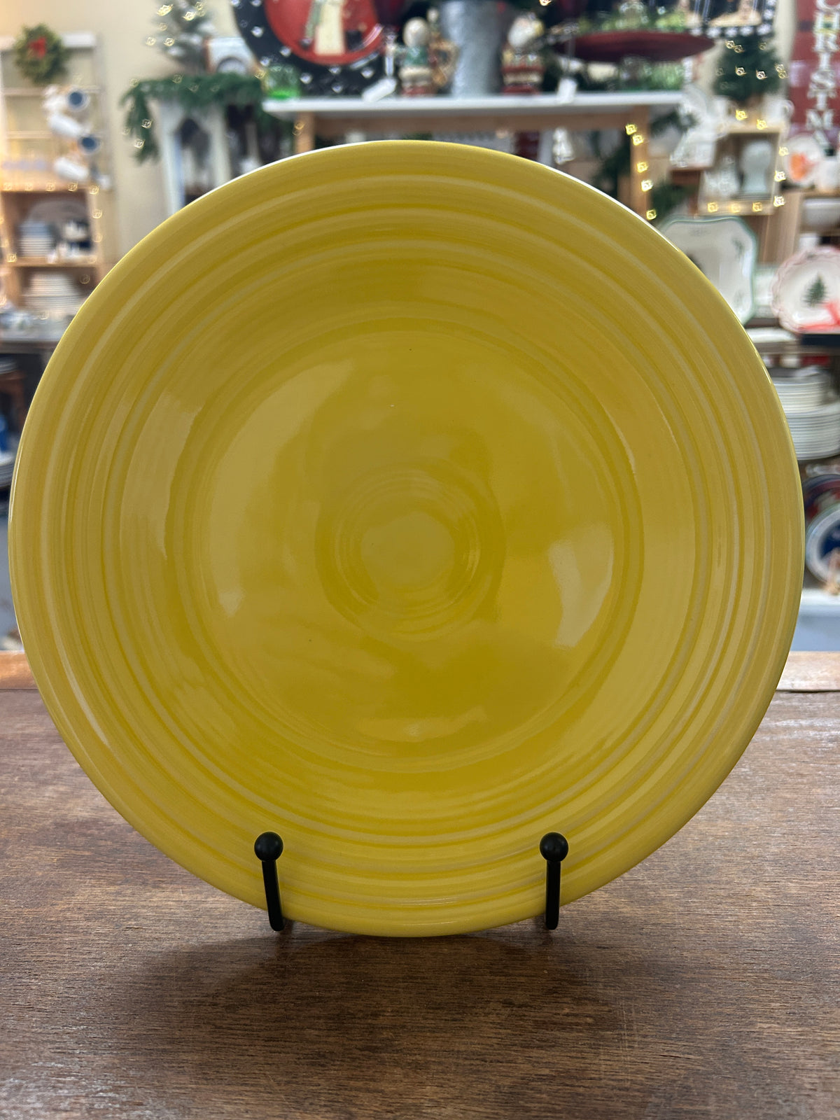 Fiestaware Yellow Plate, 9"