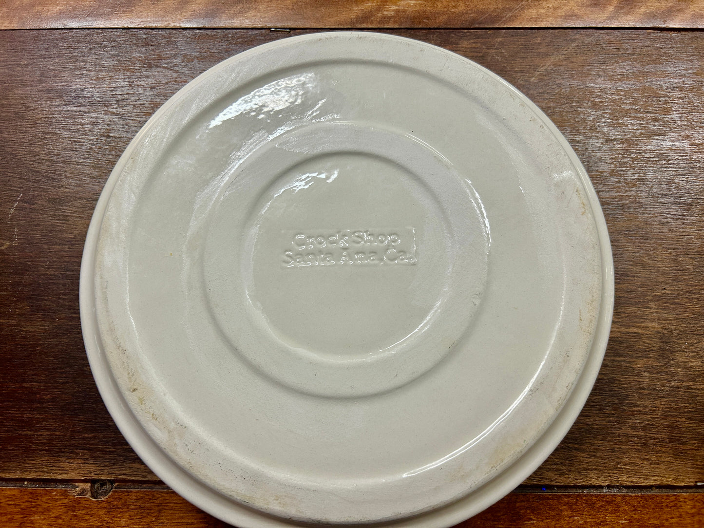 Yellow & Blue Crock Shop Blue Flowers Bowl, 10"