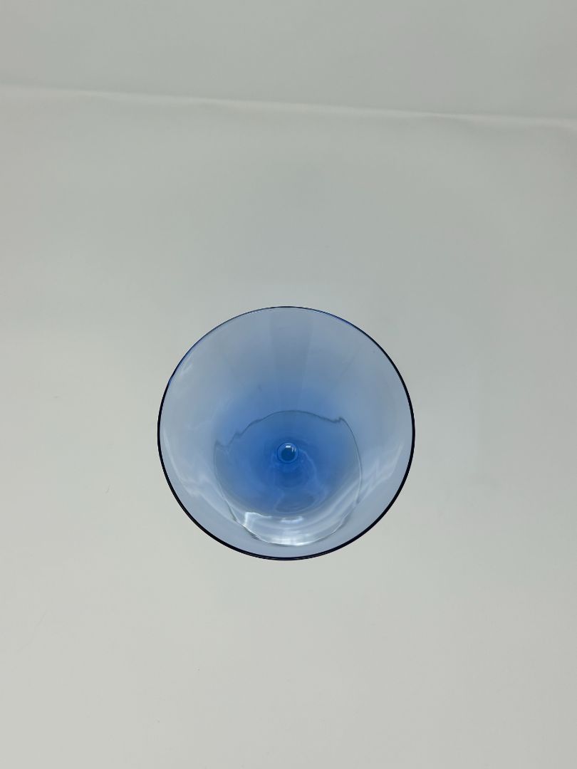 Blue Martini Glass, 7 1/4"