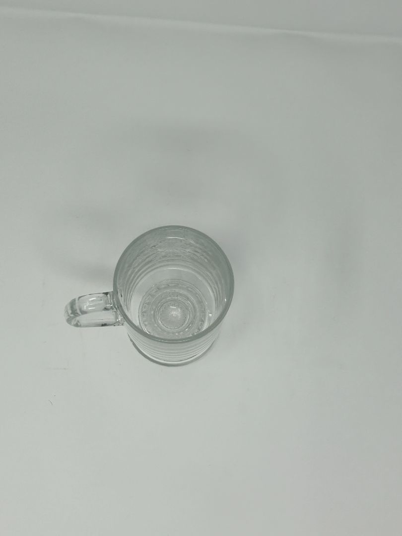 Clear Etched Snowflake Irish Coffee Mug, 10 ounces