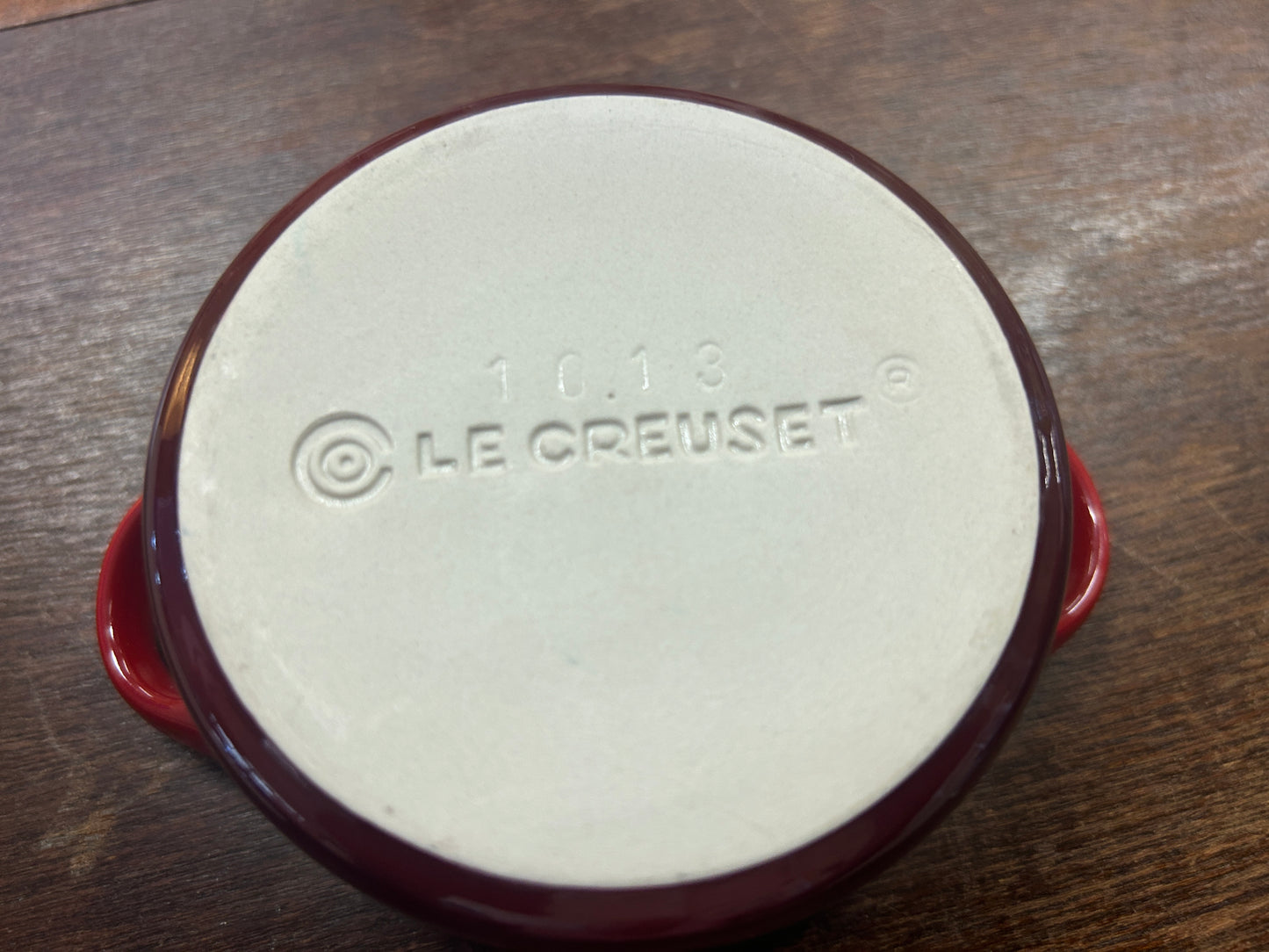 Le Creuset Red Stoneware Crock 8 oz., 8 ounces