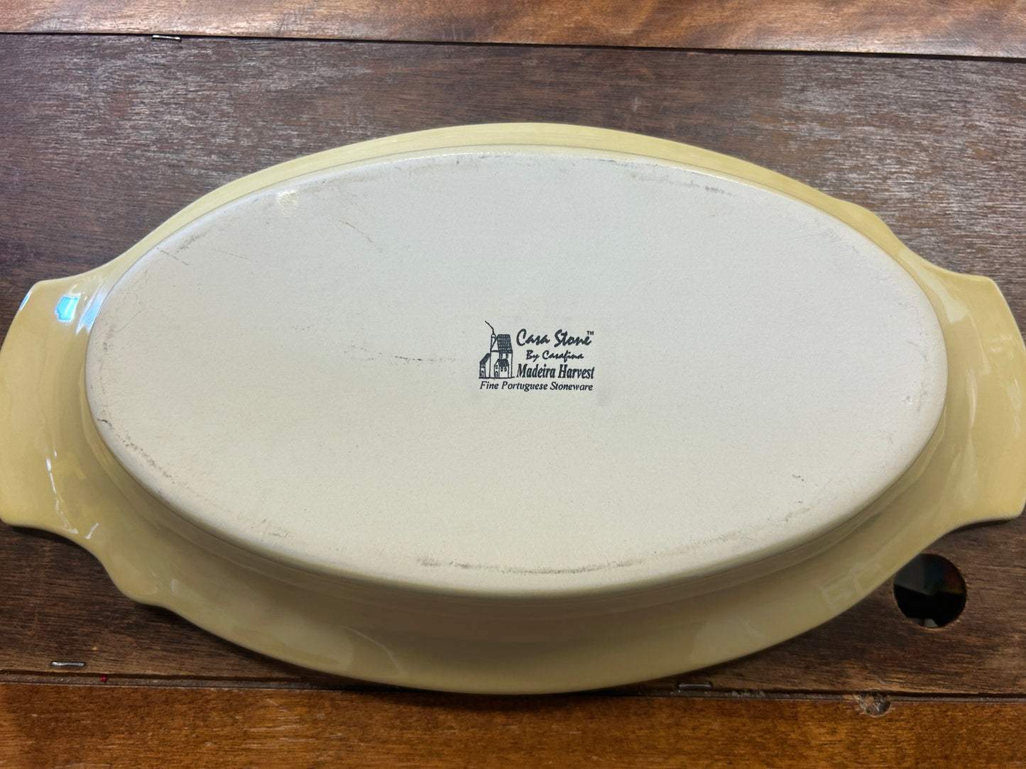 Gold Casafina Madeira Harvest Baker Portugal, 16"
