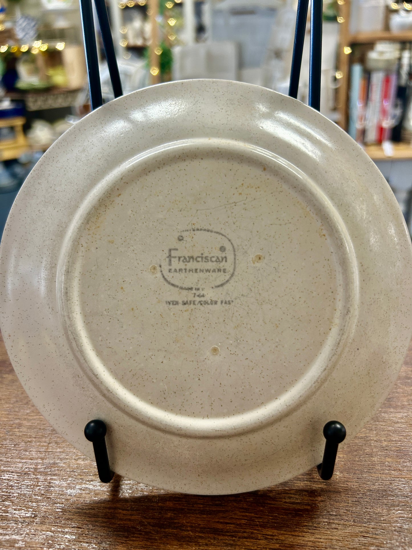 Yellow Franciscan Hacienda Gold Bread Plate, 6 3/4"