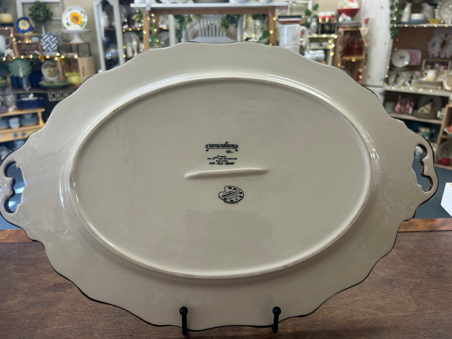 Brown Temptations Old World Platter Handles, 18"