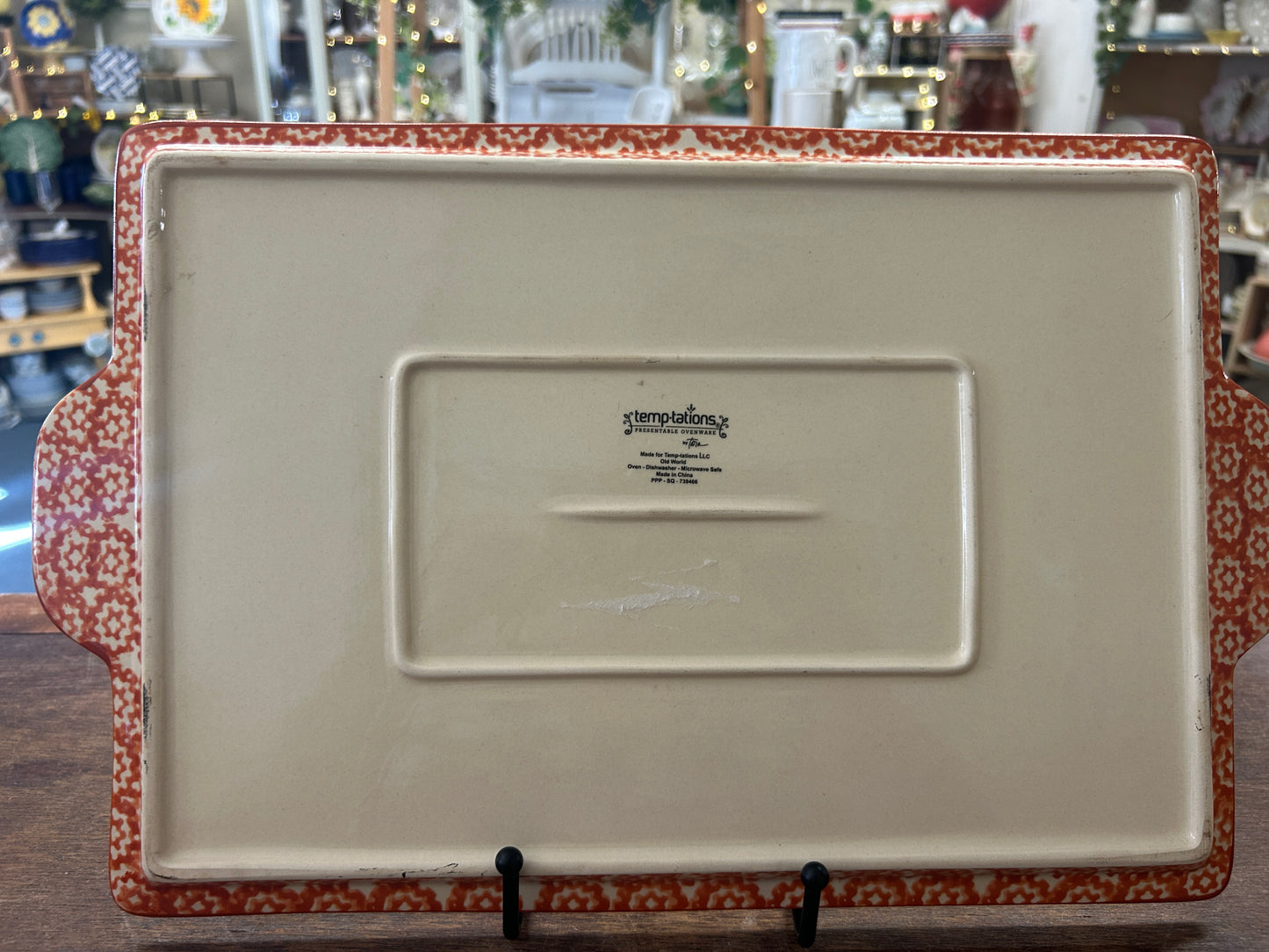 Orange Temptations Old World Platter, 16"