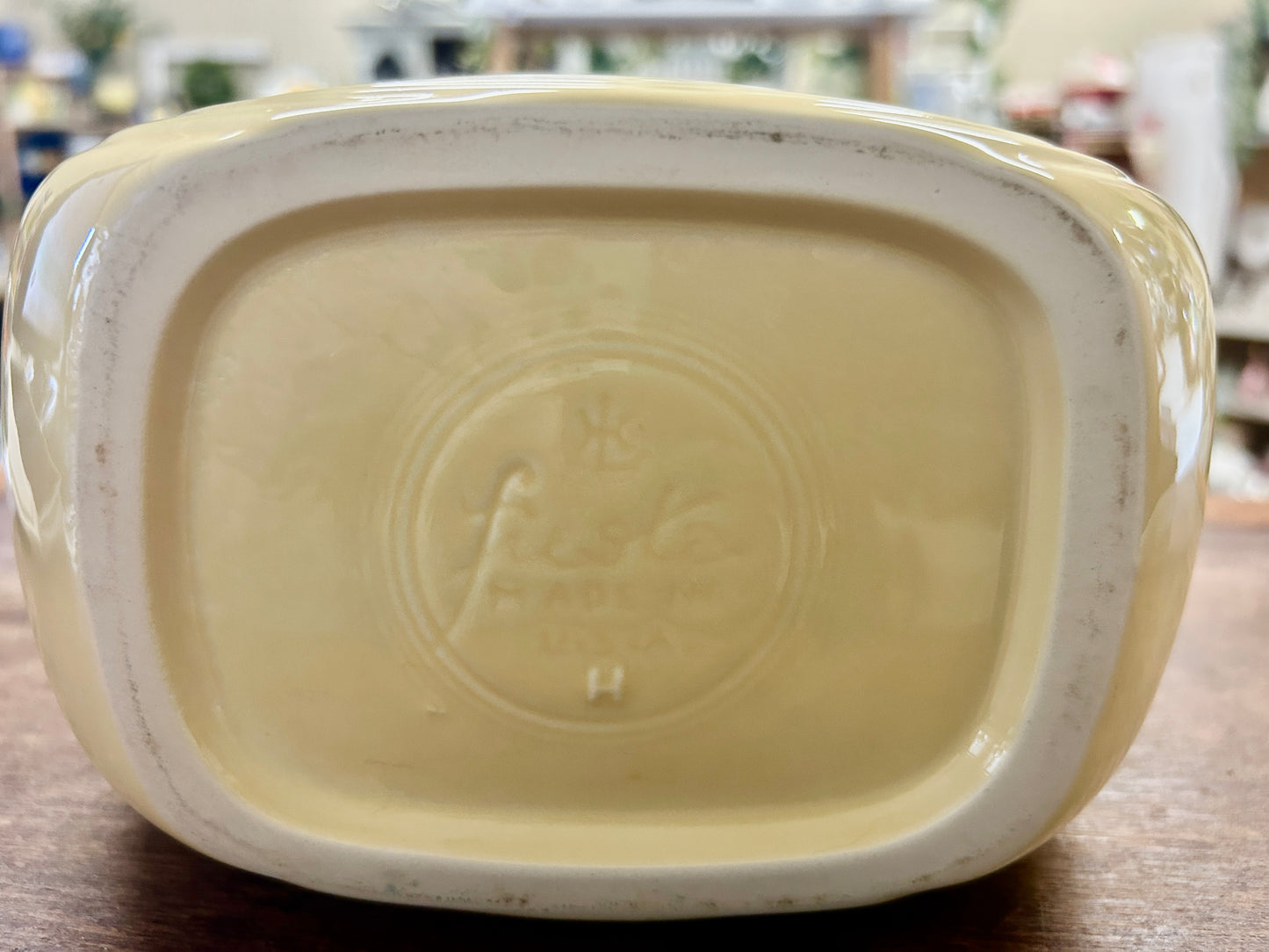 Fiestaware Yellow Pitcher, 7 1/4"
