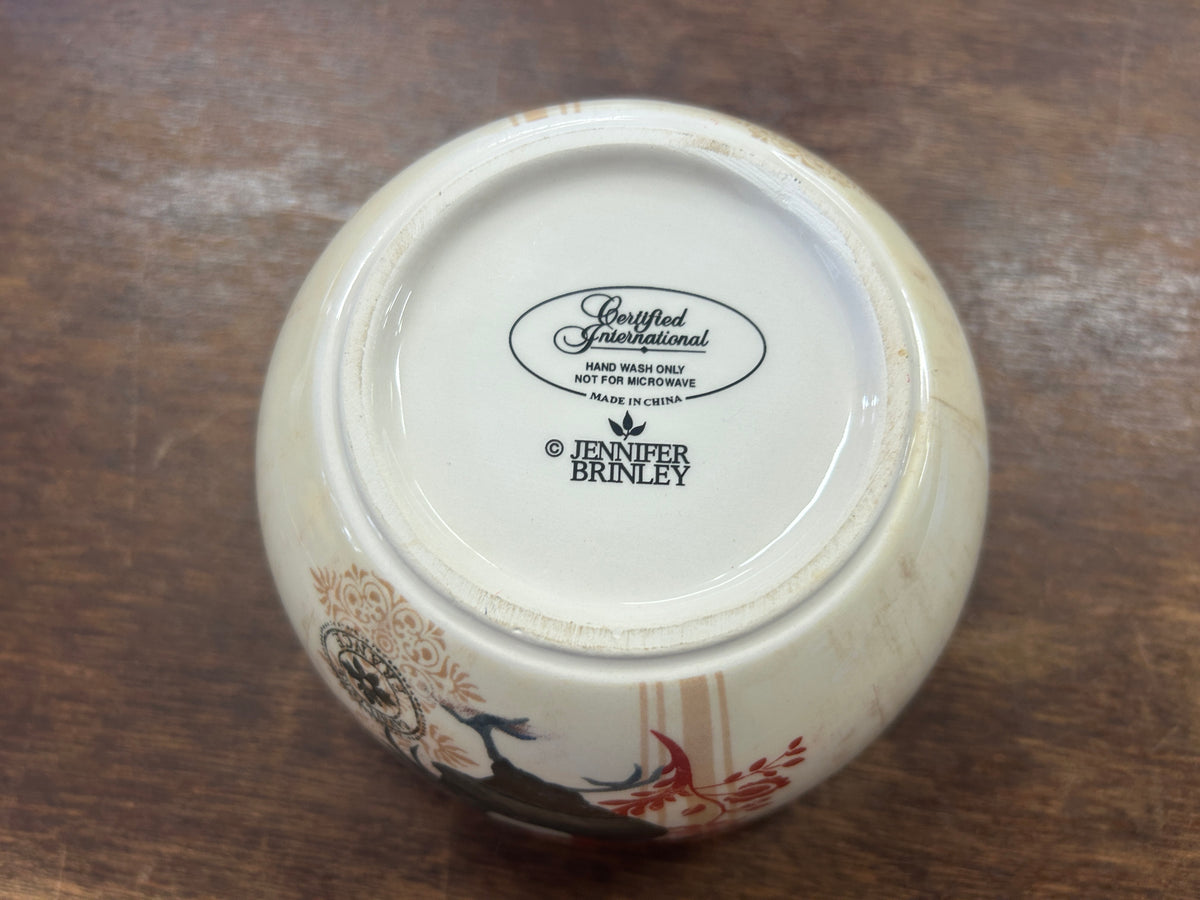Multicolor Certified International Rooster Bowl, 5 1/4"