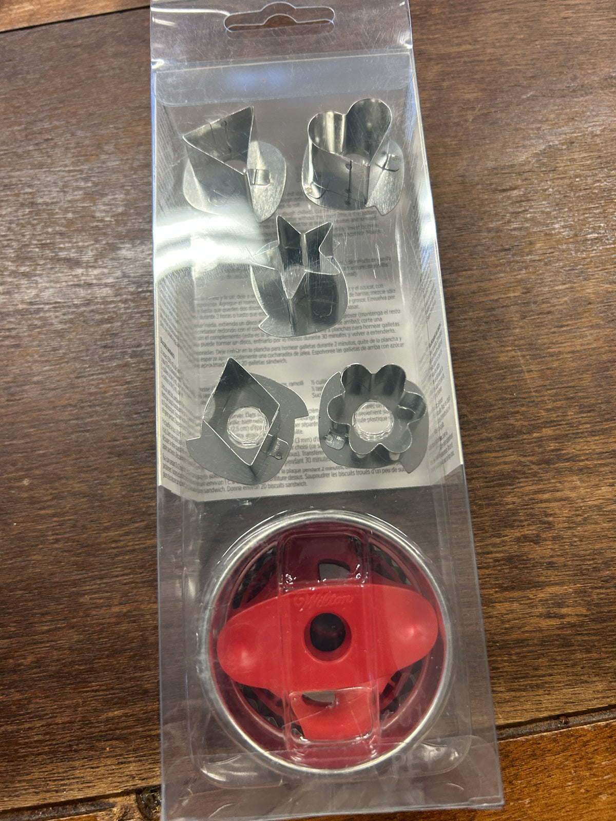 Silver Wilton NEW Linzer Cutter 7 pcs, 2"