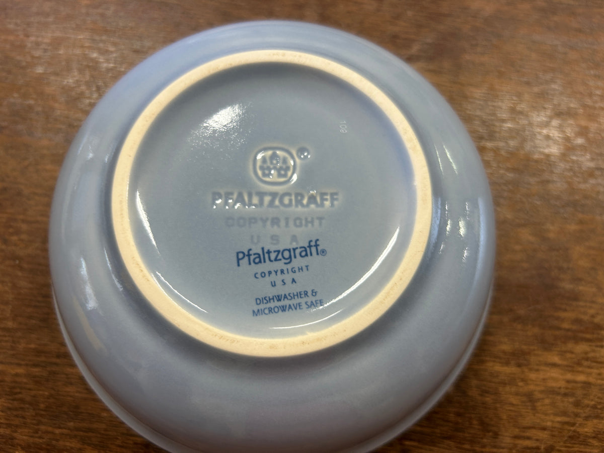 Blue & White Pfaltzgraff Winter Frost Bowl, 6 1/2"
