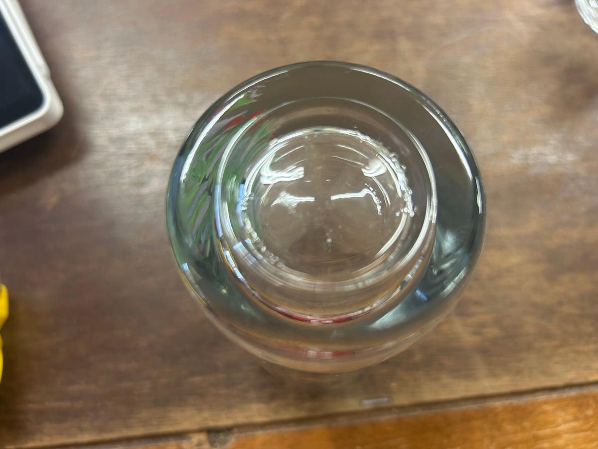 Clear Christmas Tree Glass, 5 1/2"