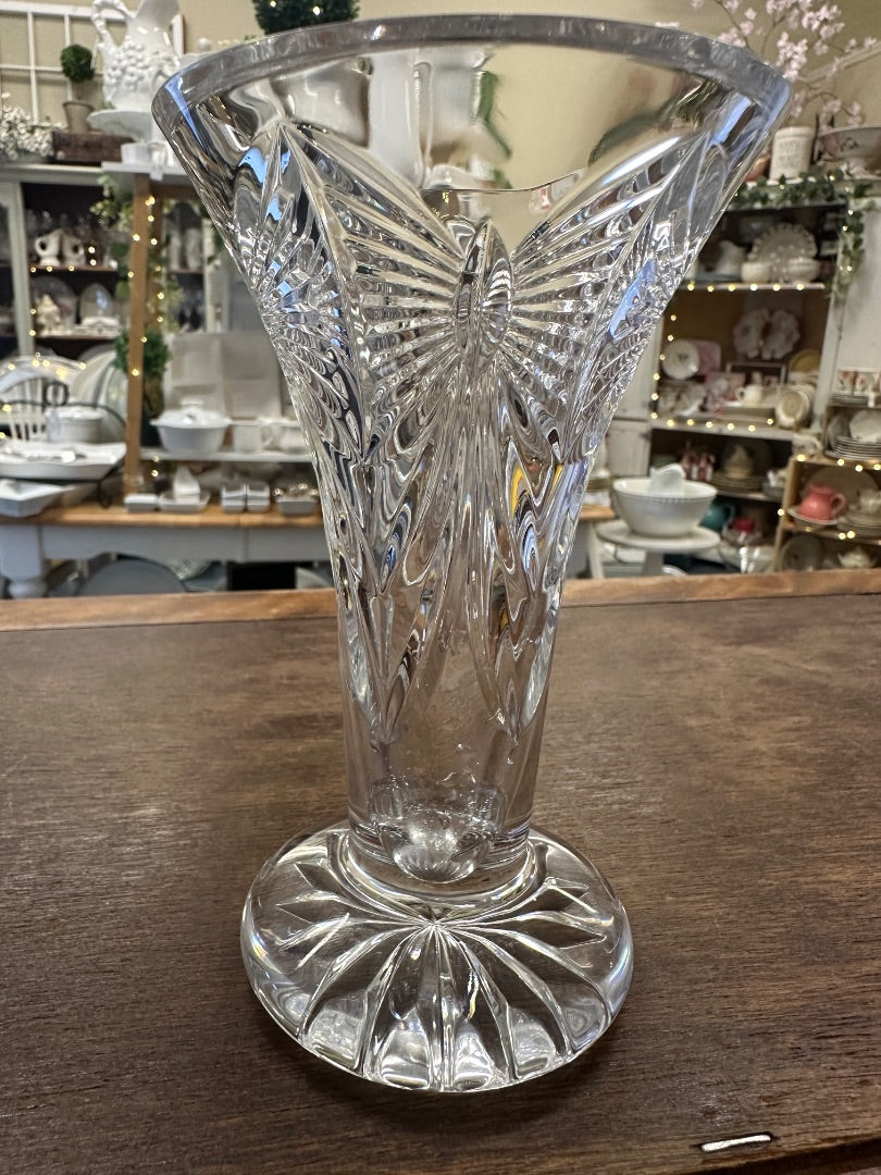 Waterford Best Wishes Butterfly Vase