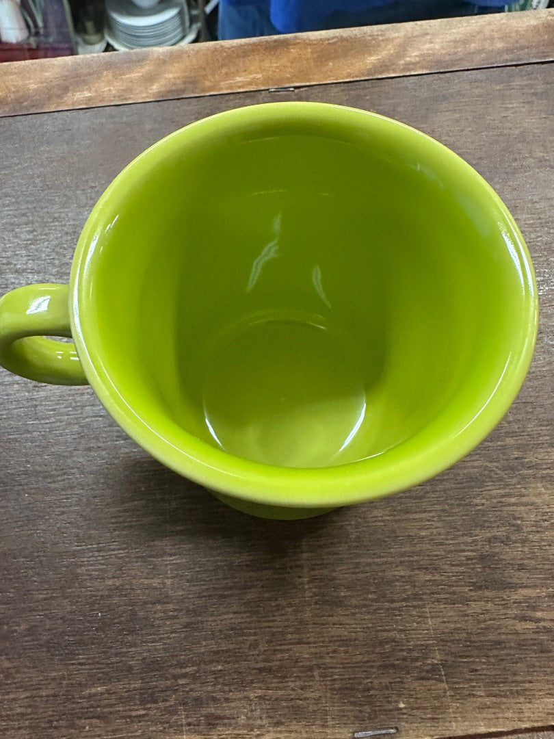 Green Fiestaware Keyhole Mug