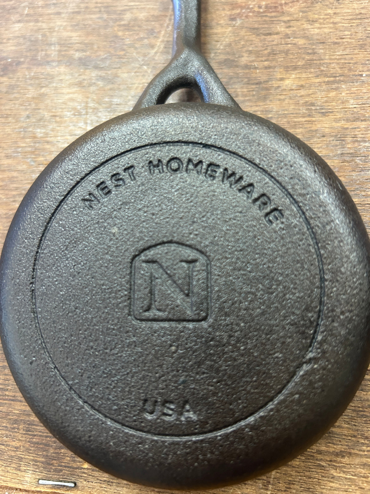 Brown Nest Homeware Egg Cast Iron Branch Handle, 4 1/2"