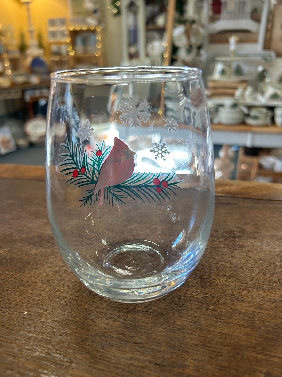 Clear Cardinal Stemless Wine, 4 3/4"