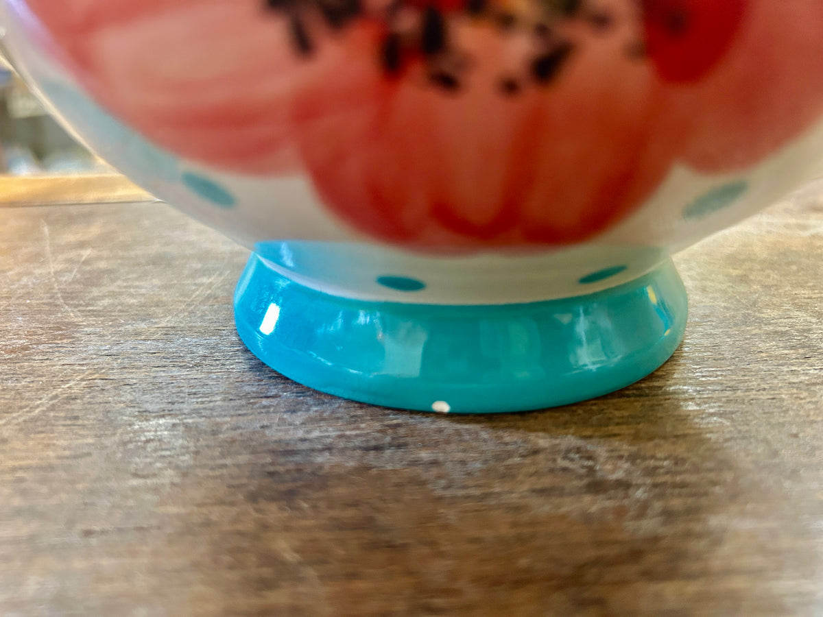 Multicolor Pioneer Woman Flower Footed Bowl, 6"