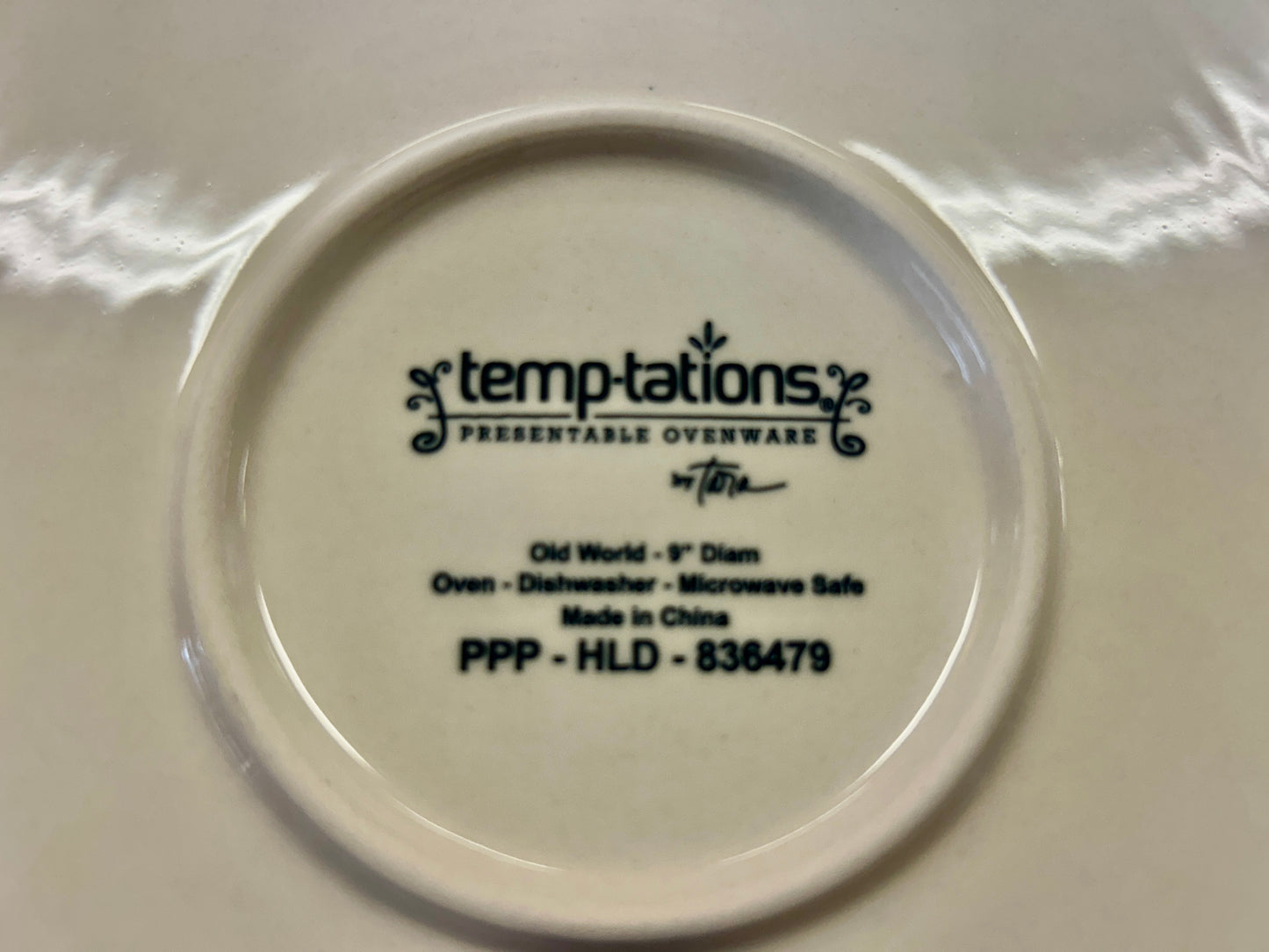 Green Temptations Old World 9" Round Lid, 9"