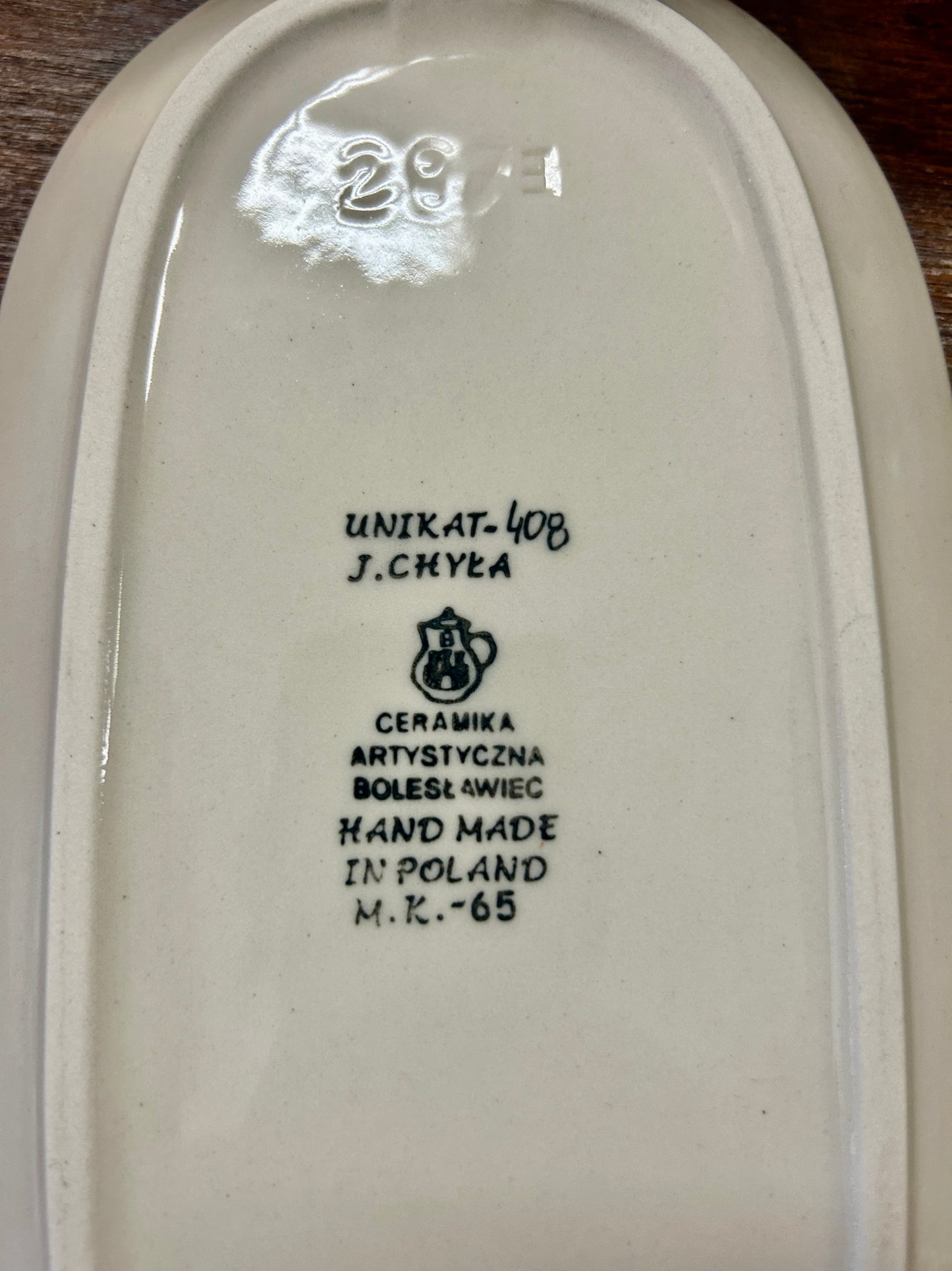 Blue & Pink UNIKAT Chyka Sugar/Creamer/Tray Set 3, 9 1/2"