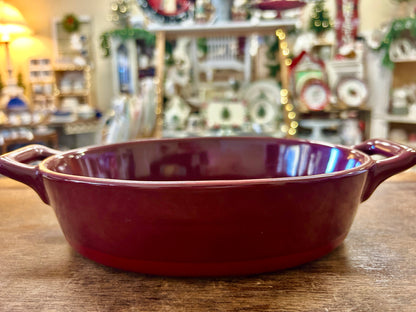 Food Network Brown Oval Baker, 10 1/4"