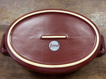 Food Network Brown Oval Baker, 10 1/4"