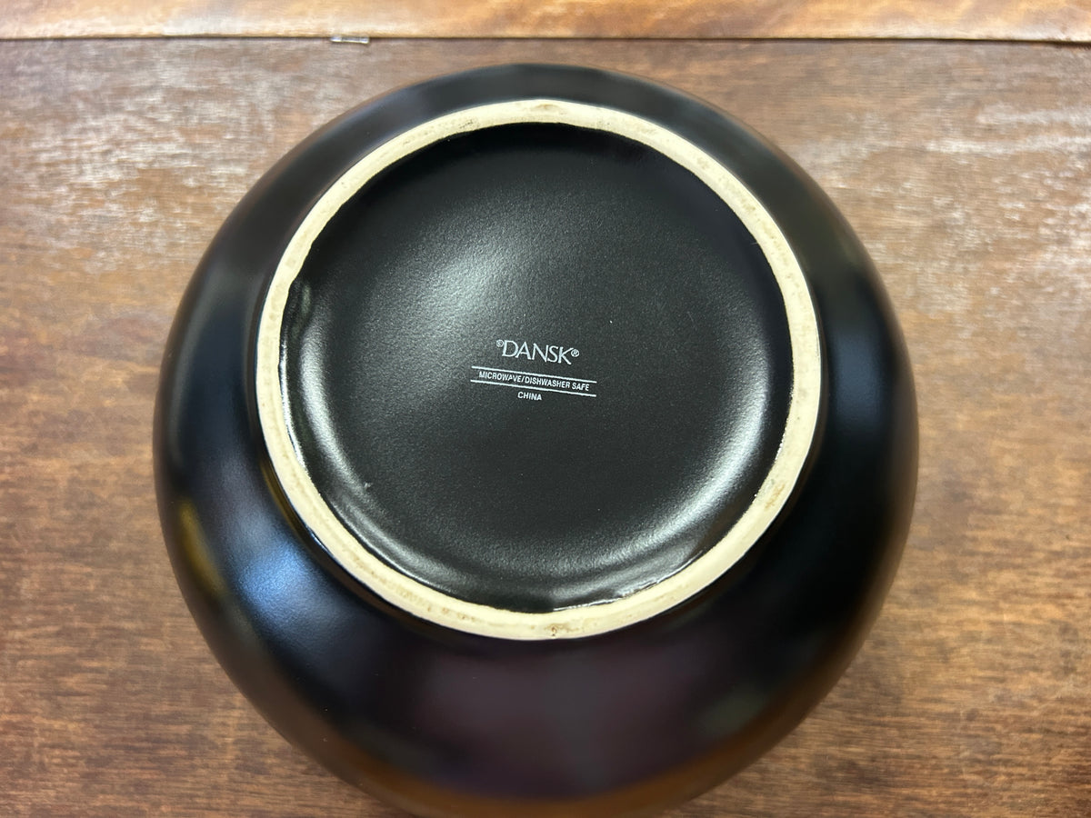 Dansk Eclipse Core Black/Red Bowl, 7"