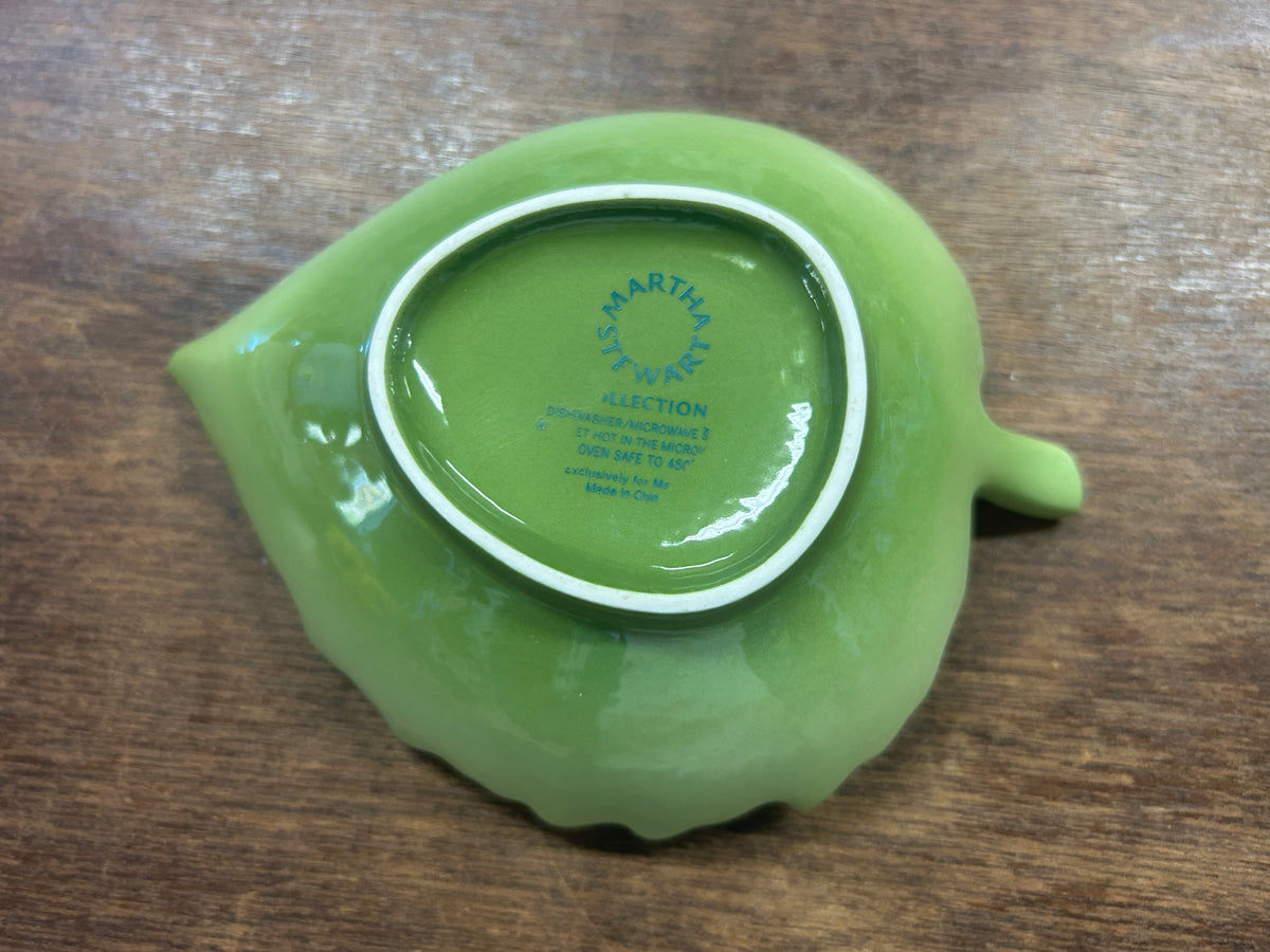 Martha Stewart Green Leaf Bowl, 5 3/4"