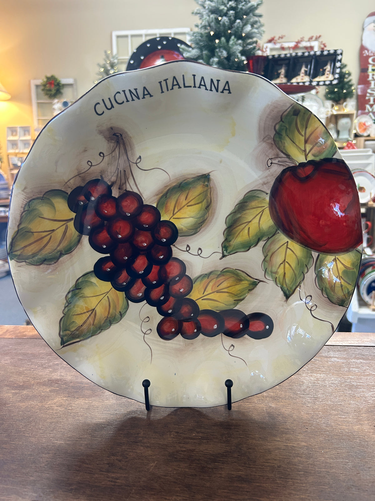 Multicolor Cucina Italiana Fruit Bowl Italy, 12"