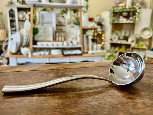 Silver Pottery Barn NEW Collins Ladel, 8"