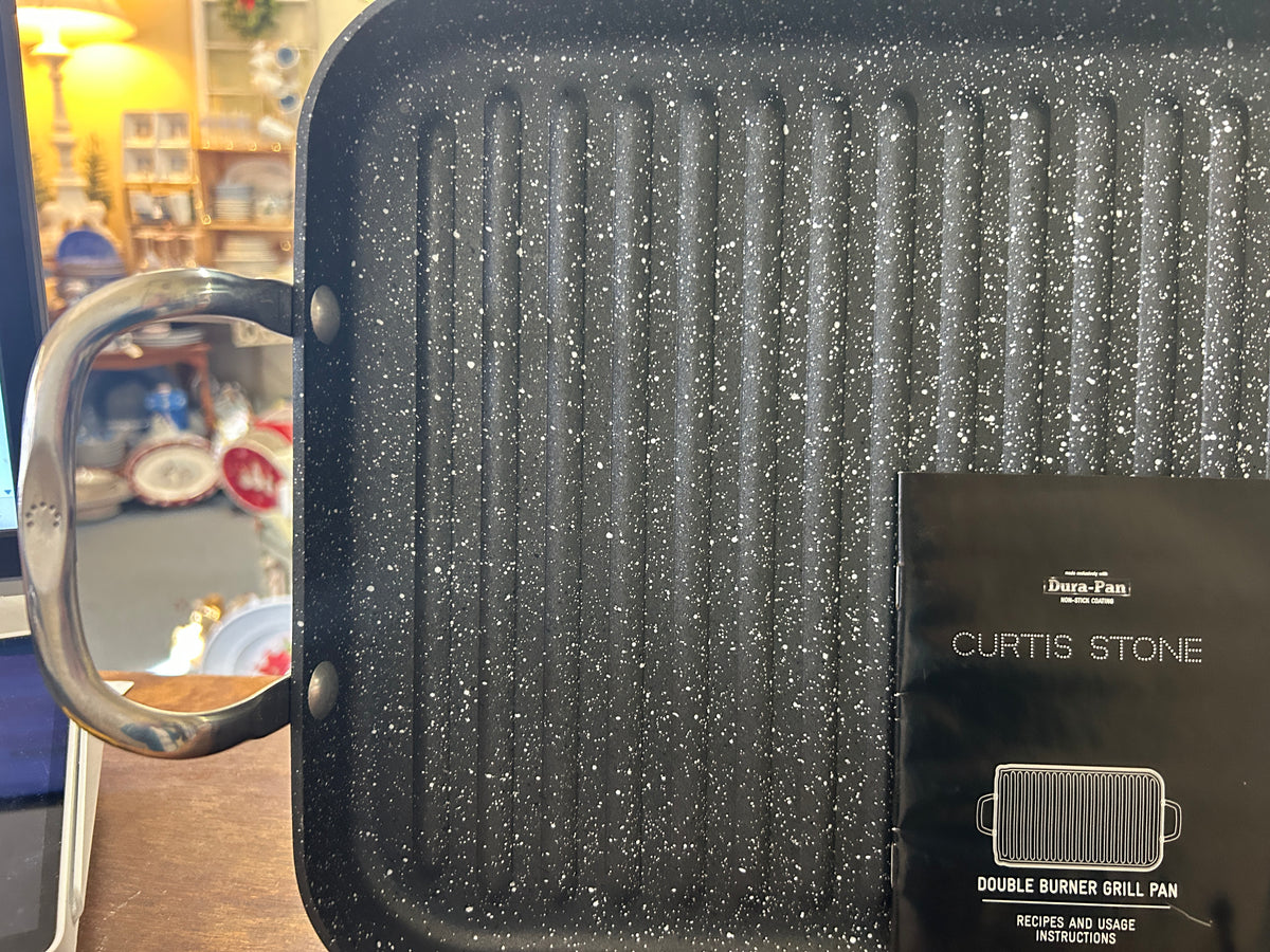 Black Curtis Stone Dura Pan Griddle w/ Handles, 18"