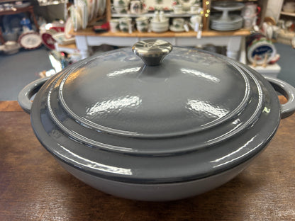 Cooks Essentials NEW 6 QT Gray Dutch Oven, 6 QT