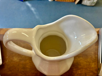 White Pfaltzgraff Vintage Heritage Pitcher, 10"
