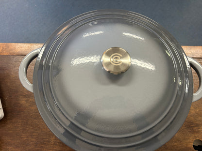 Cooks Essentials NEW 6 QT Gray Dutch Oven, 6 QT