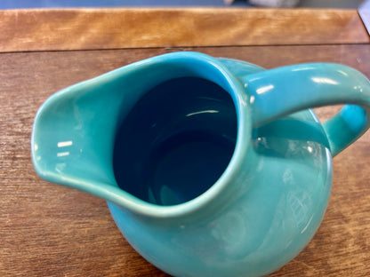 Blue Fiestaware Vintage Ball Creamer, 3 1/2"