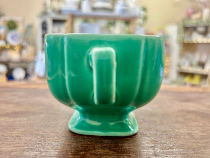 Fiestaware Vintage Green Sugar 2 Handles, 6"