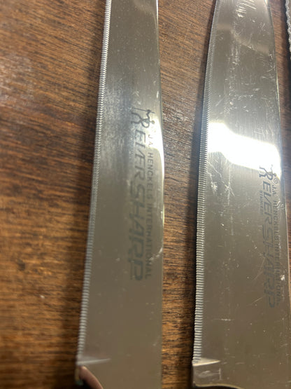 Black J.A. Henckels 12 Pcs Knives & Block, 8"