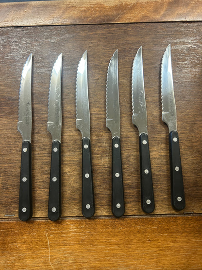 Black J.A. Henckels 12 Pcs Knives & Block, 8"