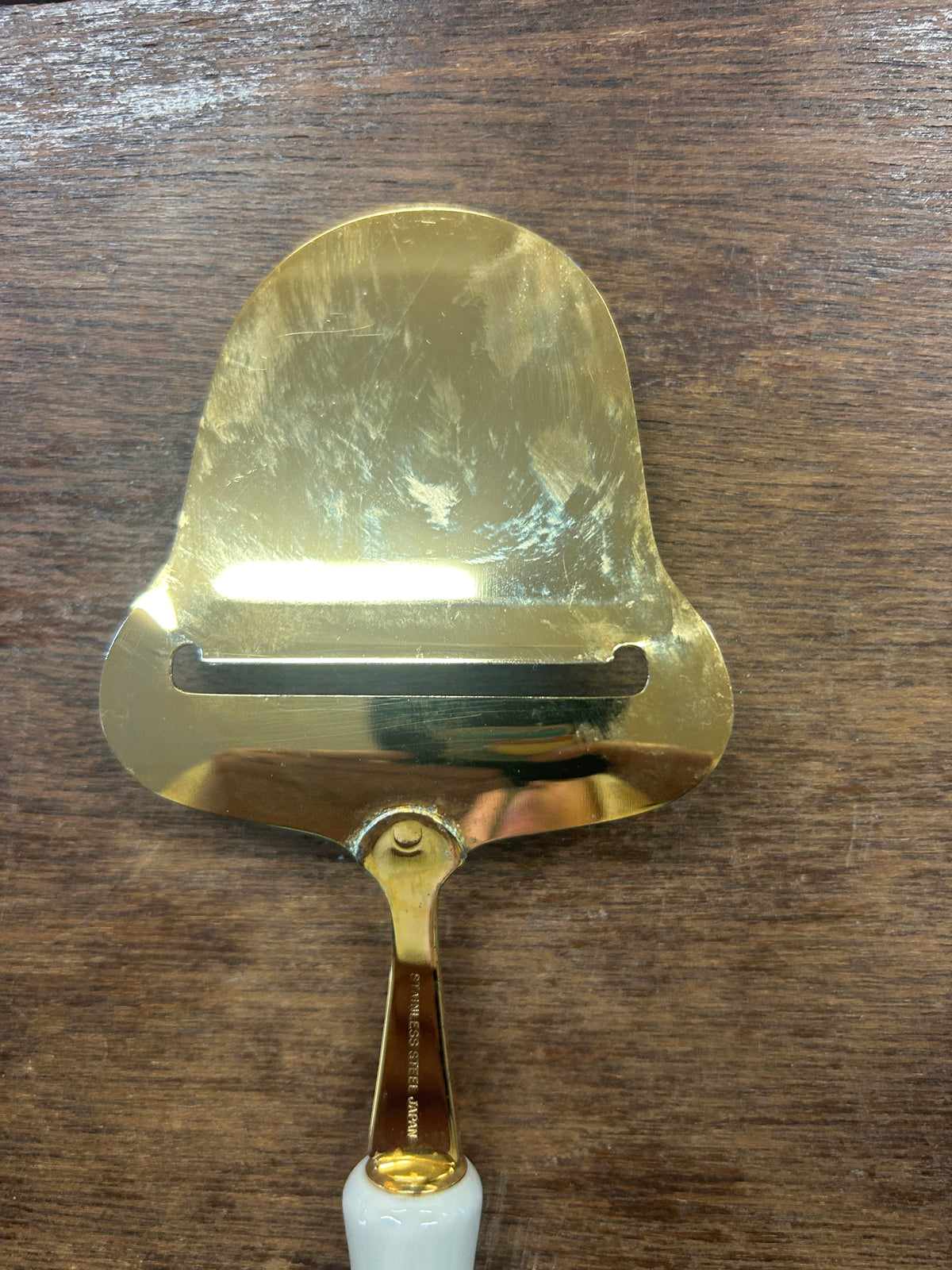 Red Green White  Holly Berries Cheese Slicer, 9 1/2"