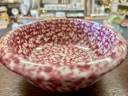 Pink Workshops of Gerald E Henn Pink Sponge Bowl USA, 6 1/2"