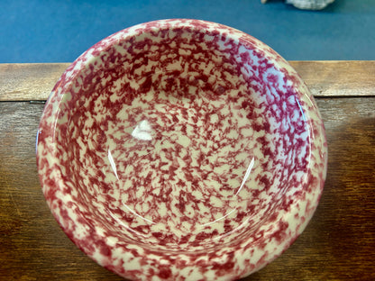 Pink Workshops of Gerald E Henn Pink Sponge Bowl USA, 6 1/2"
