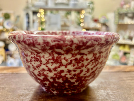 Pink Workshops of Gerald E Henn Pink Sponge Bowl USA, 6"