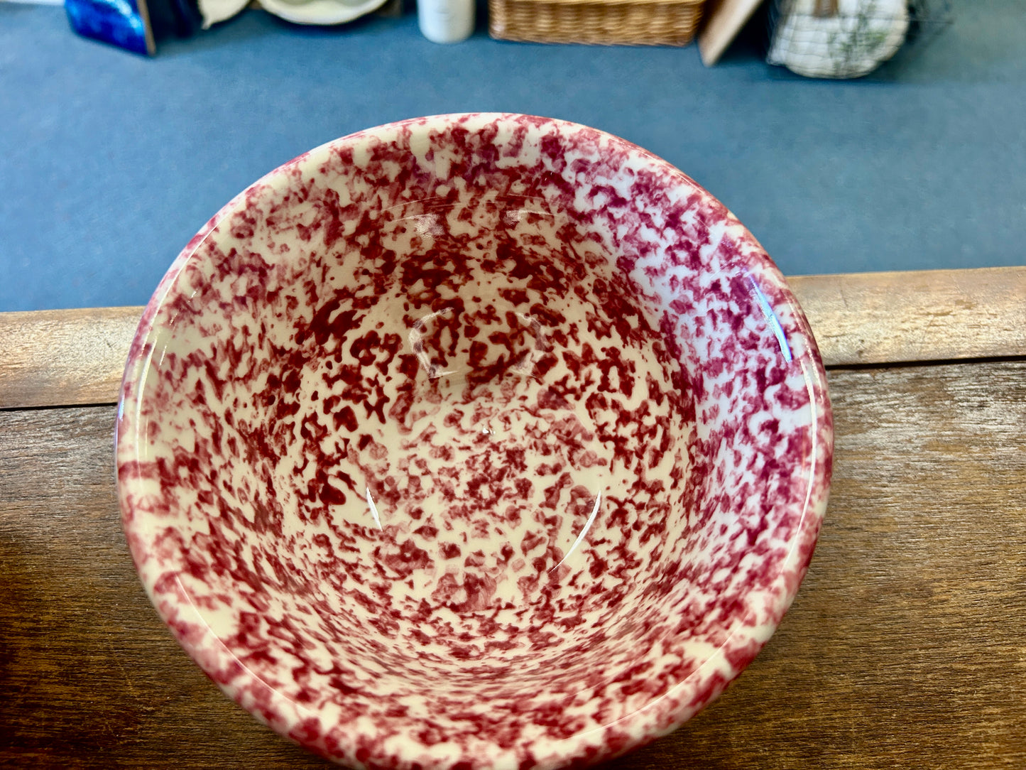 Pink Workshops of Gerald E Henn Pink Sponge Bowl USA, 6"