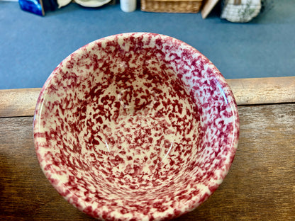 Pink Workshops of Gerald E Henn Pink Sponge Bowl USA, 6"