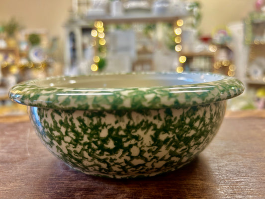 Green Workshops of Gerald E Henn Tree Sponge Bowl USA, 6 1/2"