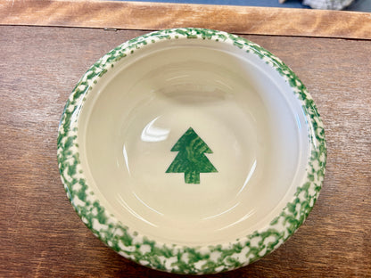 Green Workshops of Gerald E Henn Tree Sponge Bowl USA, 6 1/2"