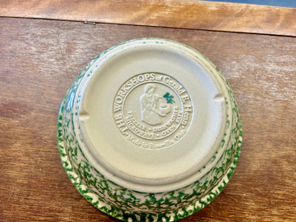 Green Workshops of Gerald E Henn Tree Sponge Bowl USA, 6 1/2"